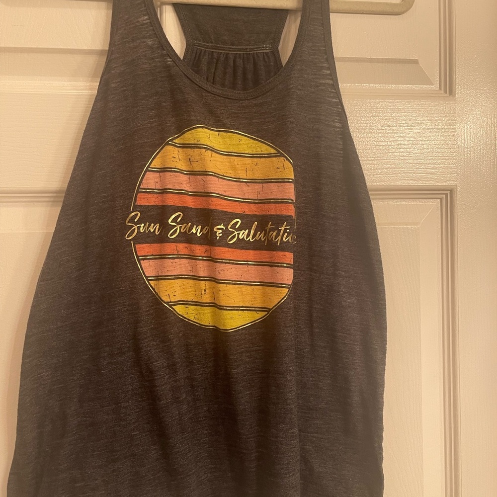 Southern Yoga Girl Ladies’ Workout Tank, Size Large.